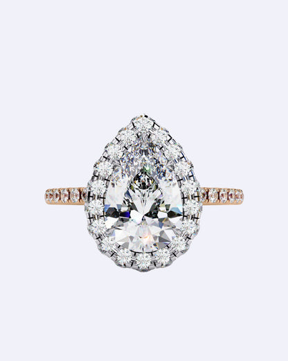 Royal Tear-Drop Diamond Ring