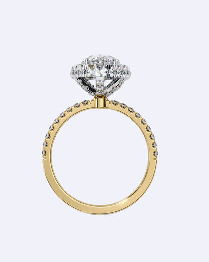 Royal Tear-Drop Diamond Ring