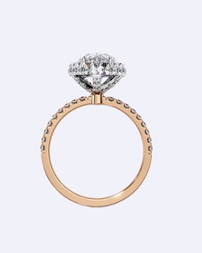 Royal Tear-Drop Diamond Ring