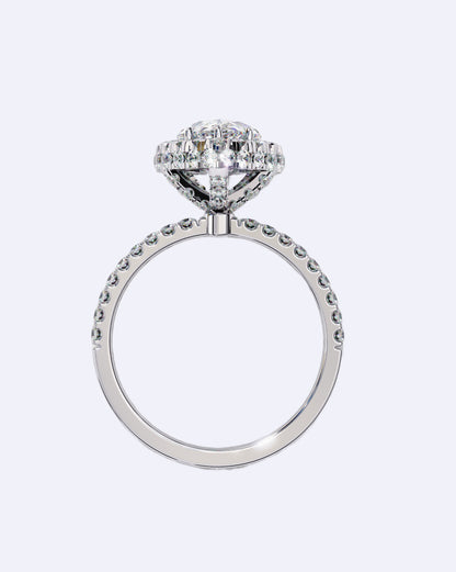 Royal Tear-Drop Diamond Ring