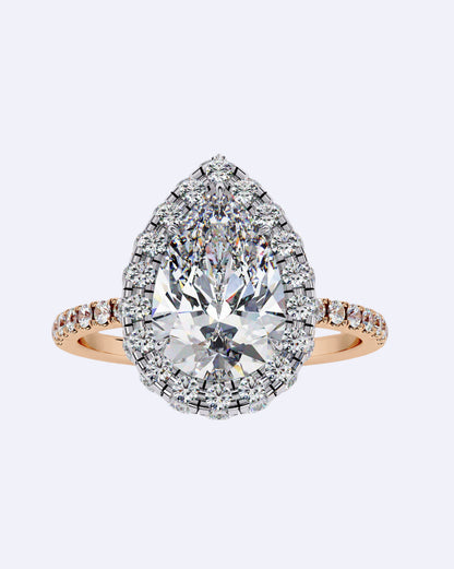 Royal Tear-Drop Diamond Ring