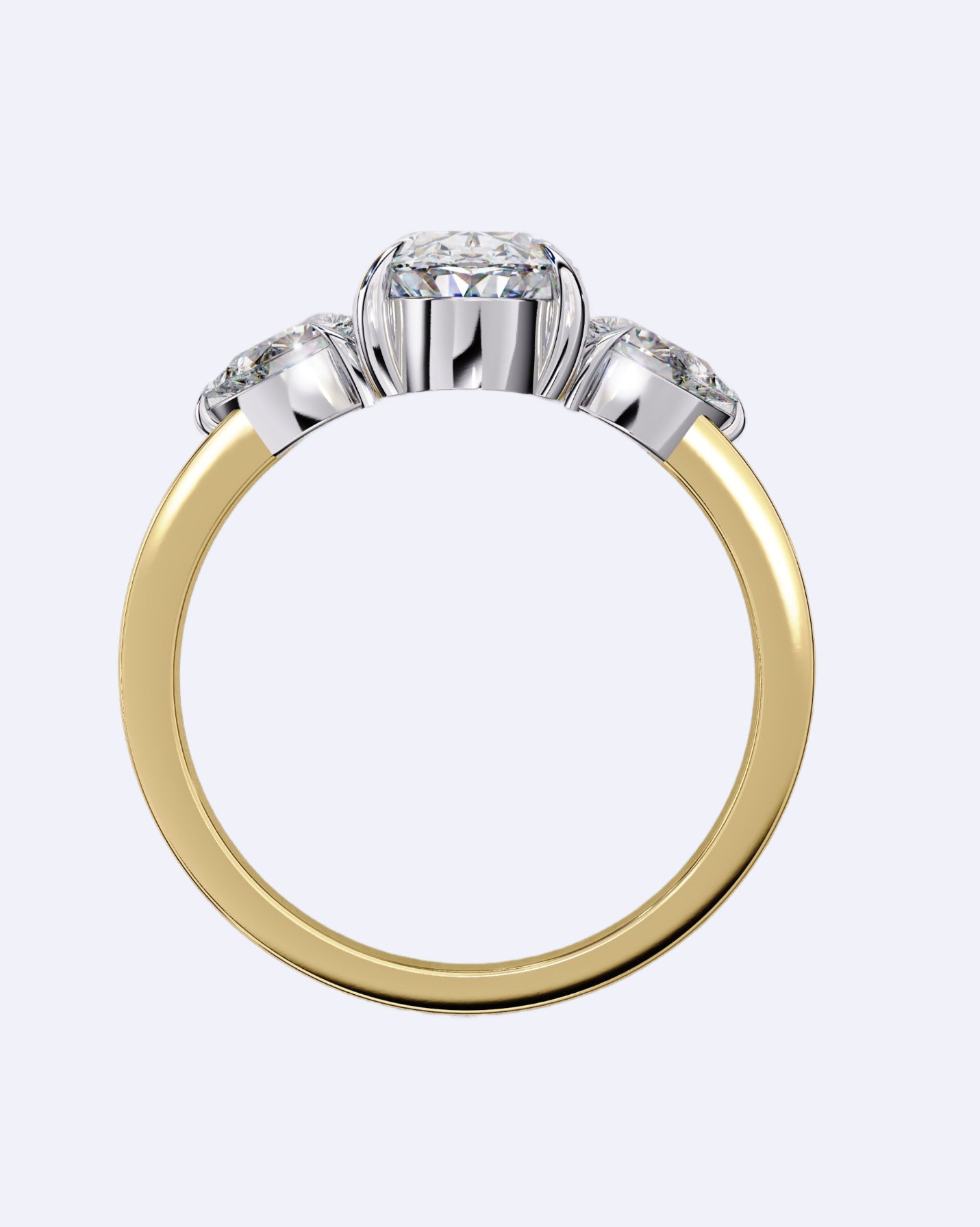 Oval Bloom Diamond Ring