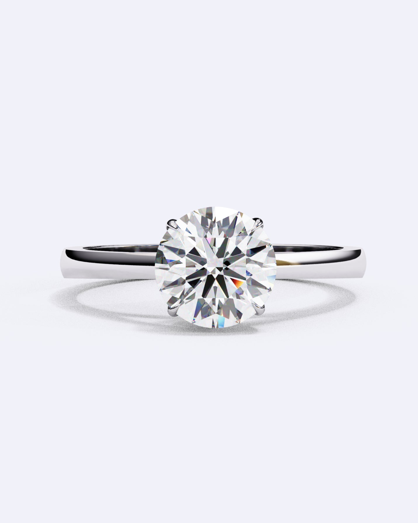 Eternal Round Solitaire Ring