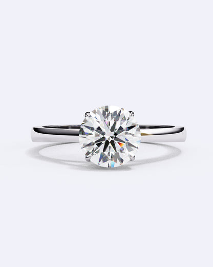 Eternal Round Solitaire Ring