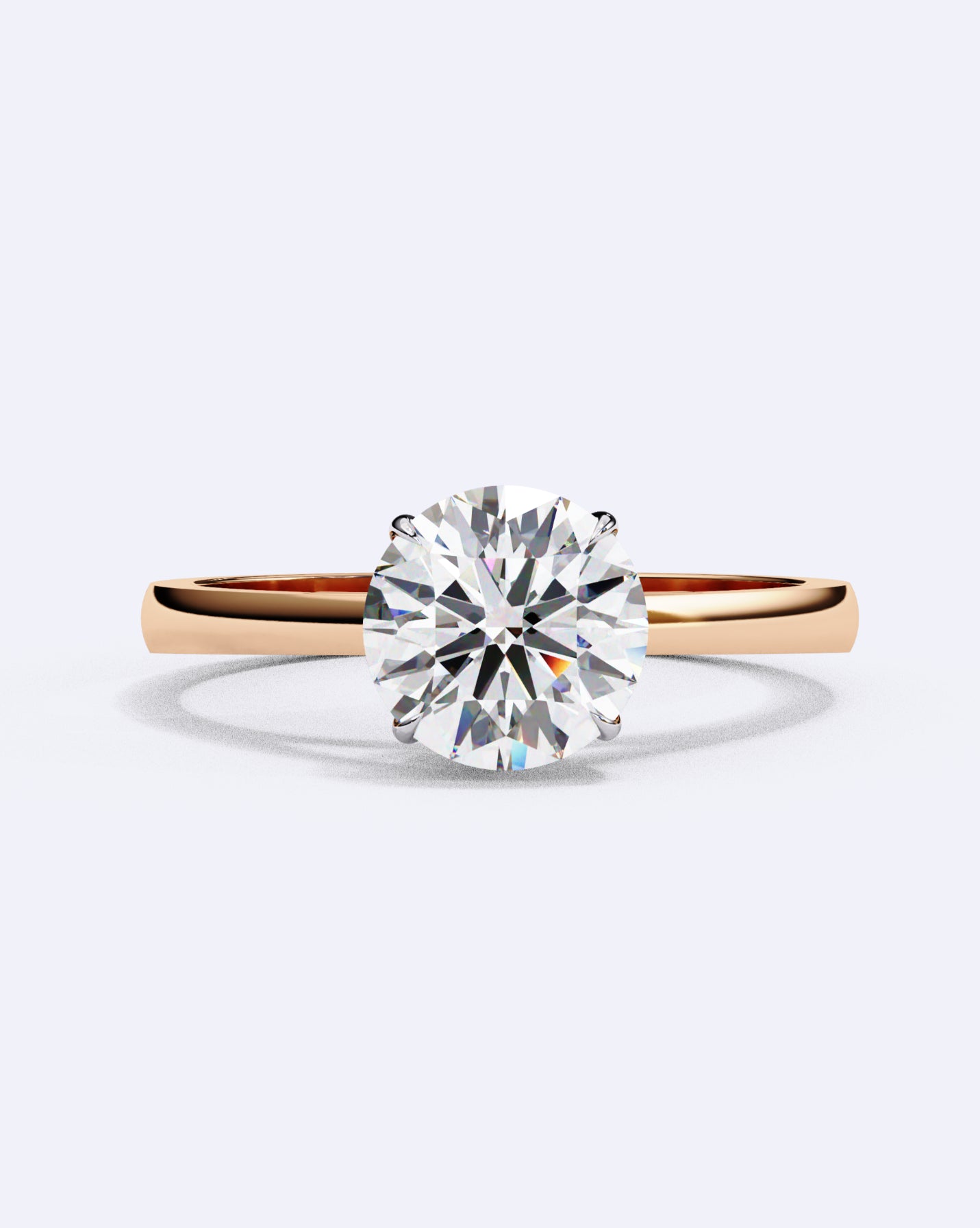 Eternal Round Solitaire Ring