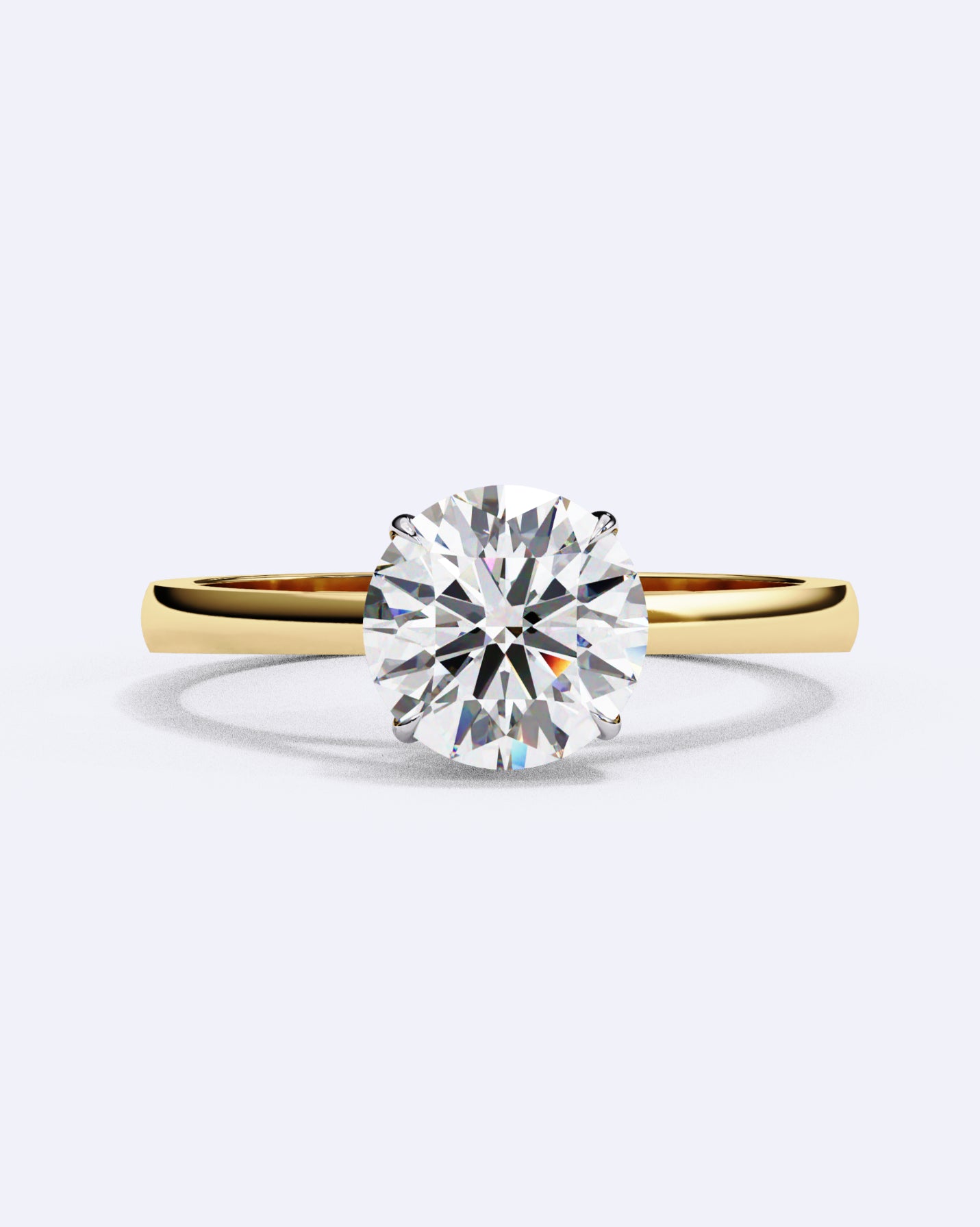 Eternal Round Solitaire Ring