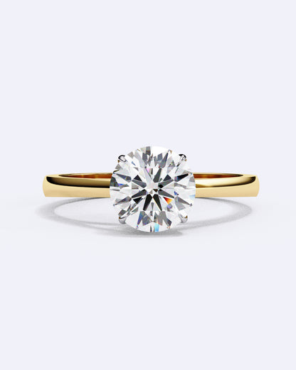 Eternal Round Solitaire Ring