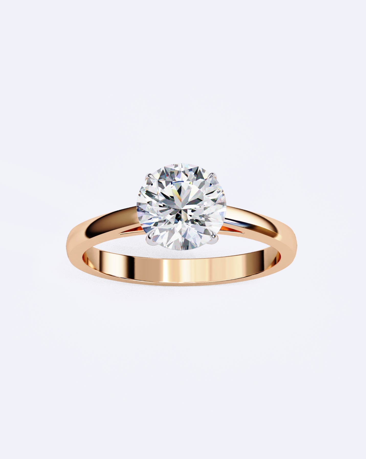 Eternal Round Solitaire Ring