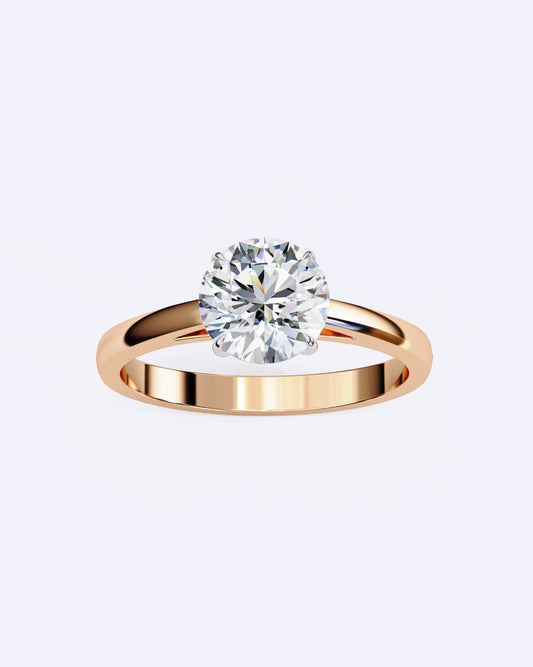 Eternal Round Solitaire Ring