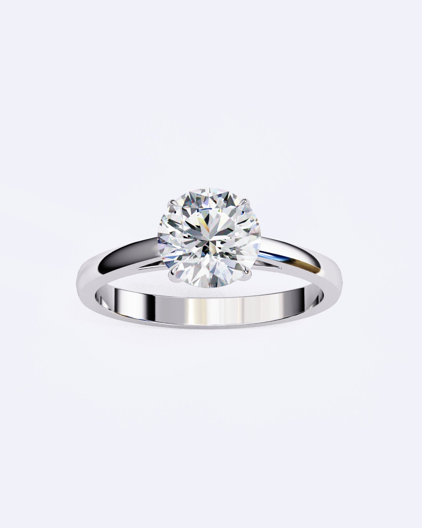 Eternal Round Solitaire Ring