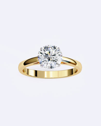 Eternal Round Solitaire Ring