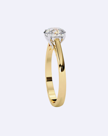 Eternal Round Solitaire Ring
