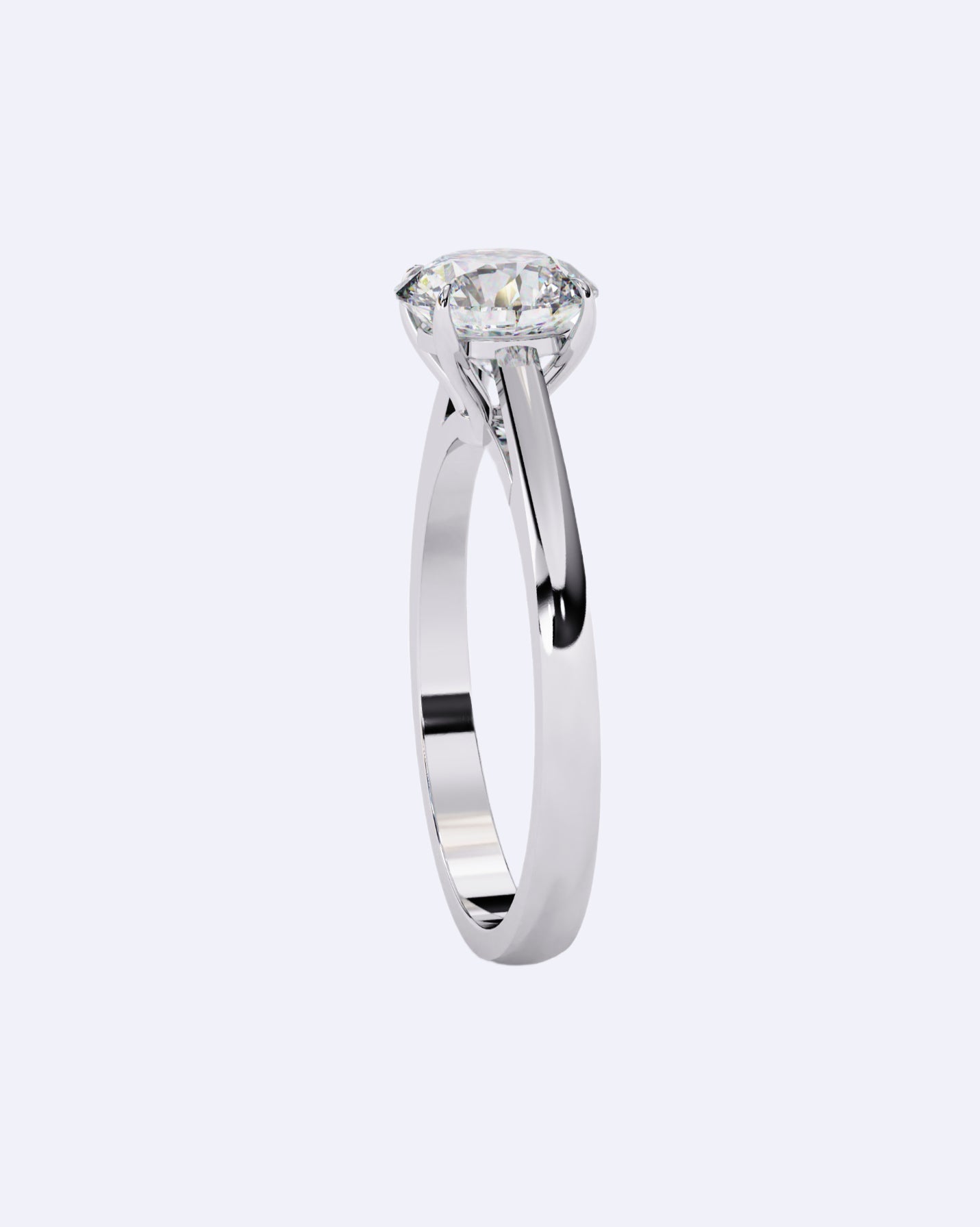 Eternal Round Solitaire Ring