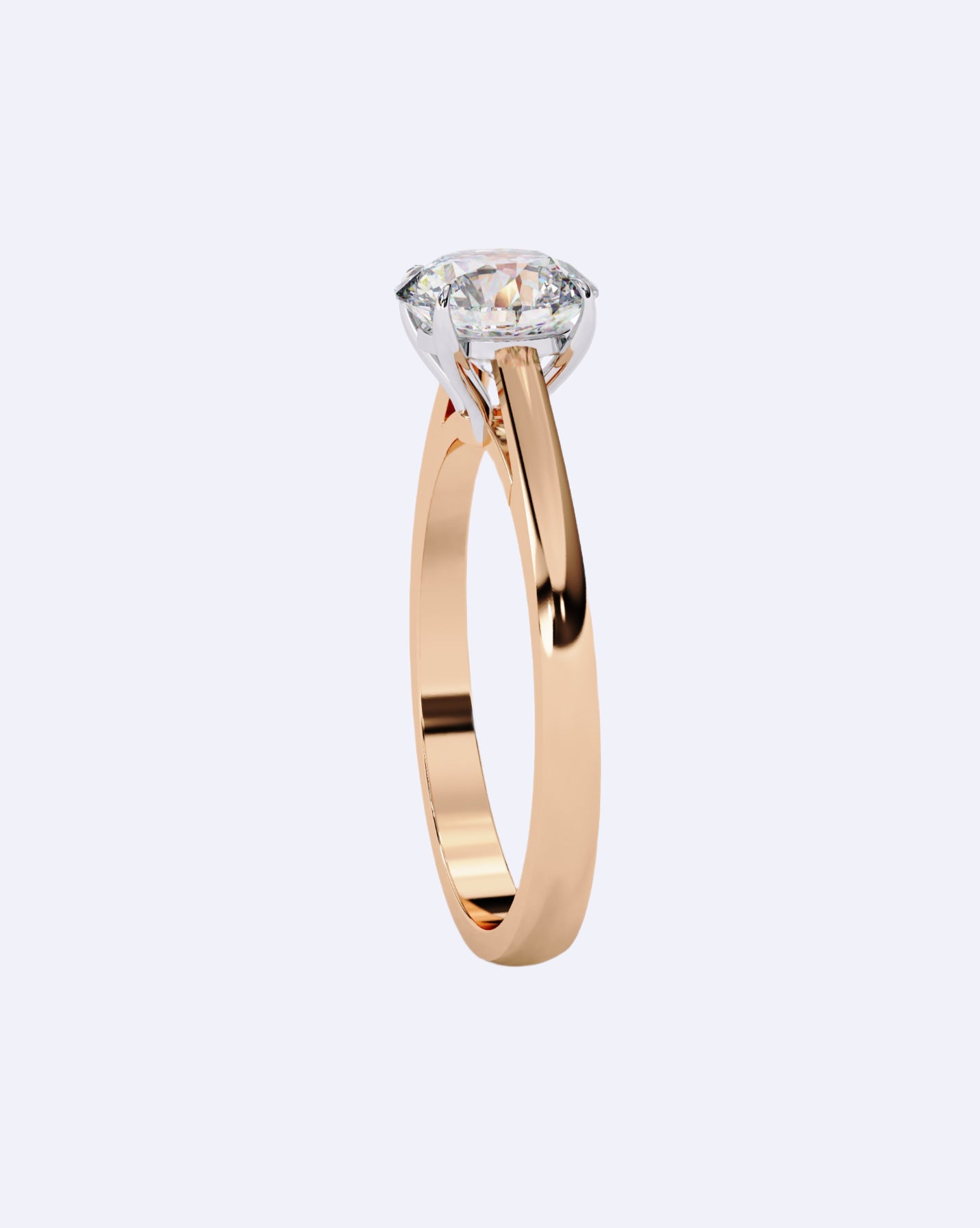 Eternal Round Solitaire Ring