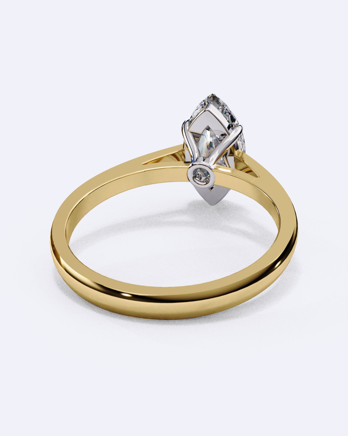 Classic Marquise Solitaire Diamond Ring