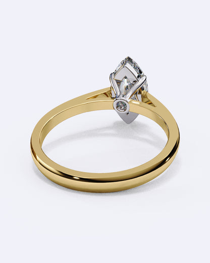 Classic Marquise Solitaire Diamond Ring