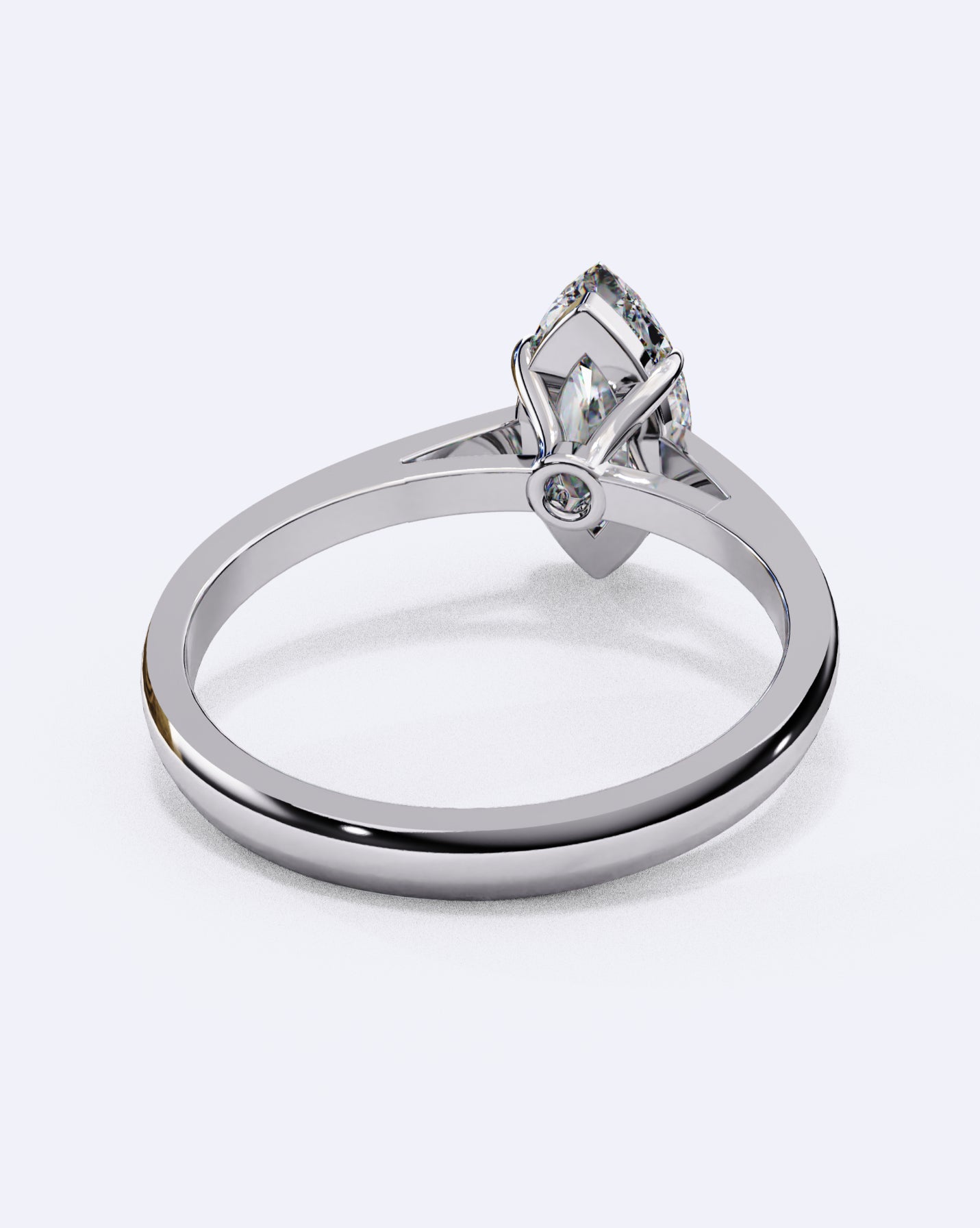 Classic Marquise Solitaire Diamond Ring