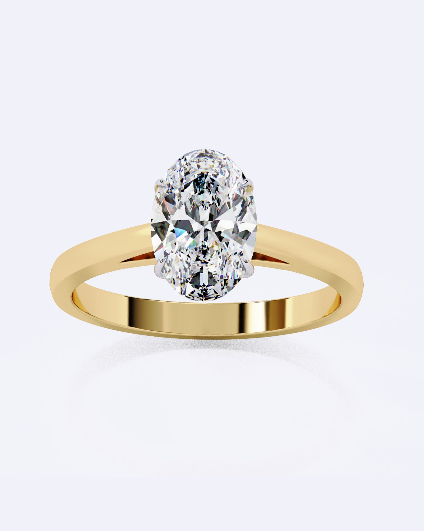 Oval Embrace Diamond Ring