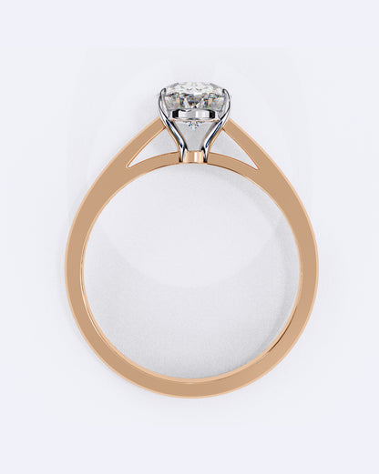 Oval Embrace Diamond Ring