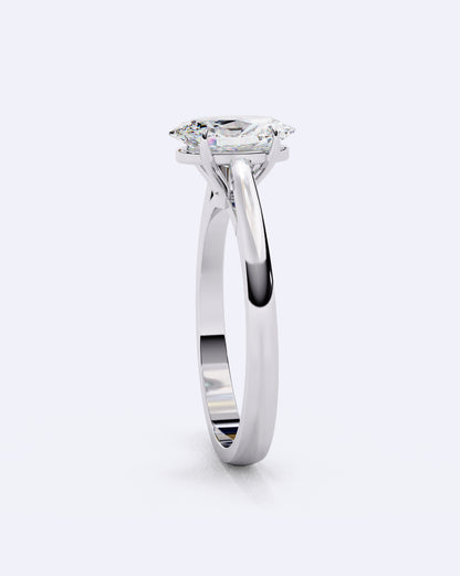 Oval Embrace Diamond Ring