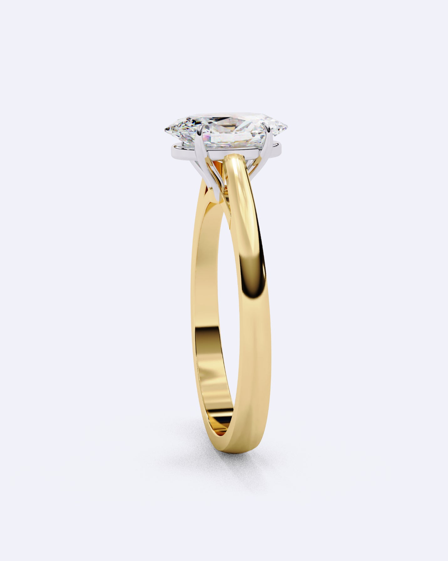 Oval Embrace Diamond Ring