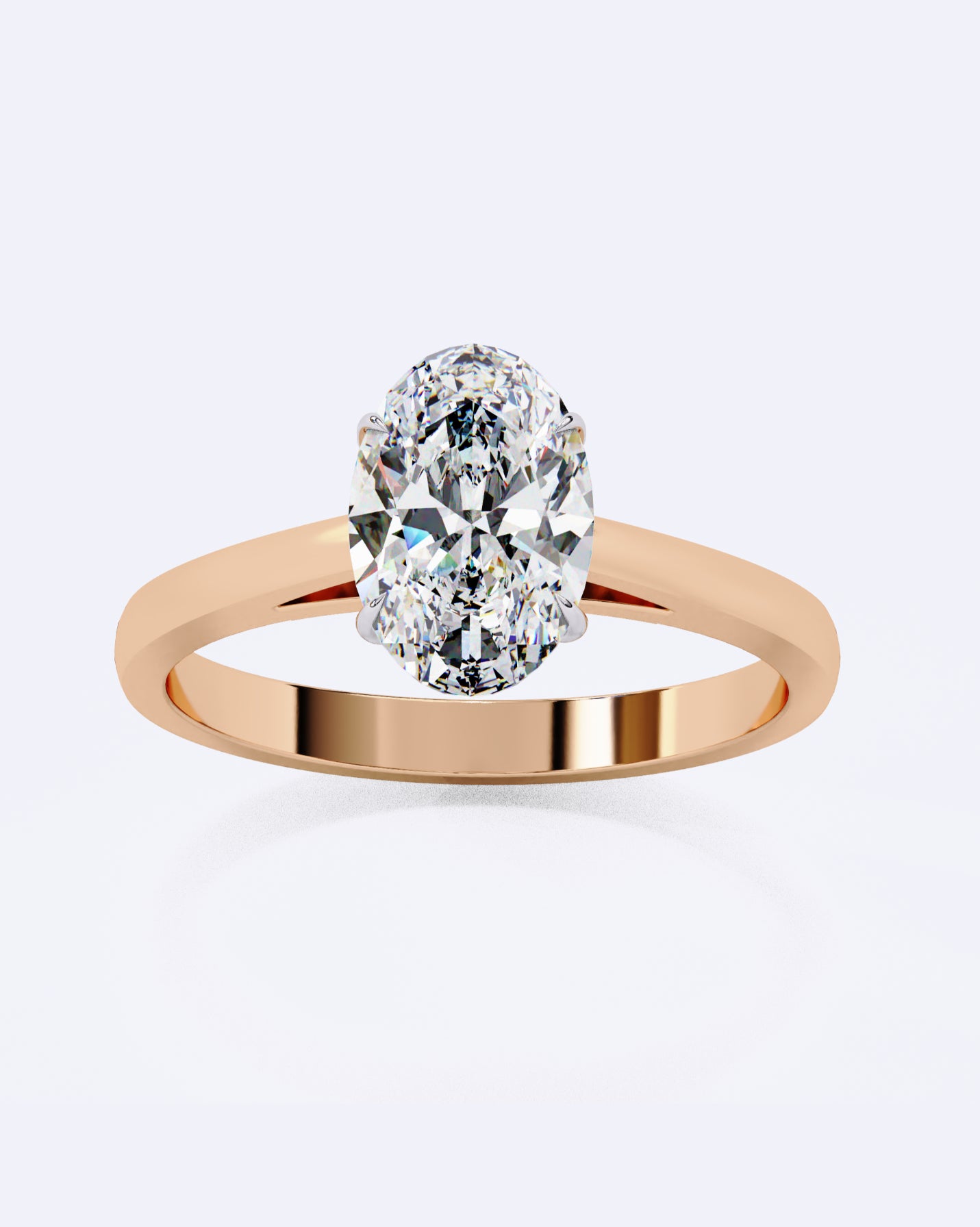 Oval Embrace Diamond Ring