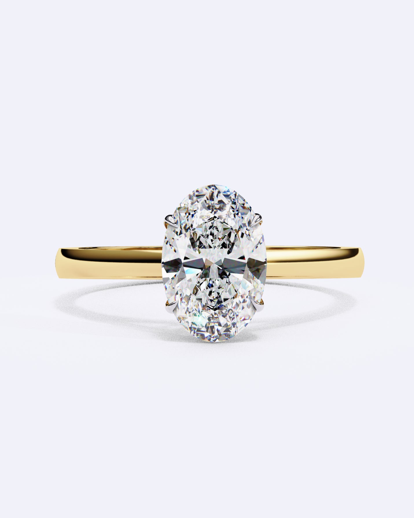 Oval Embrace Diamond Ring
