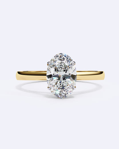 Oval Embrace Diamond Ring