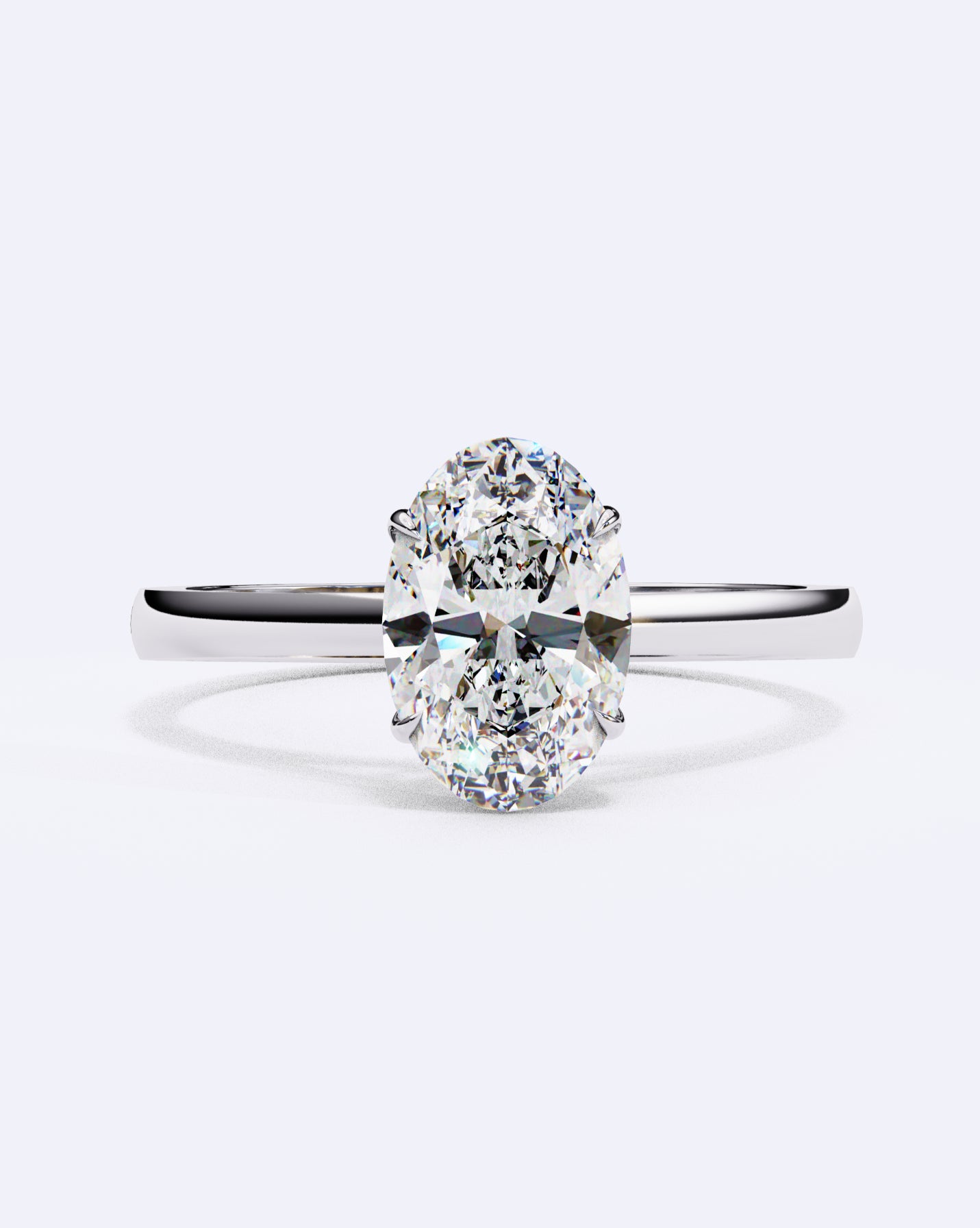 Oval Embrace Diamond Ring