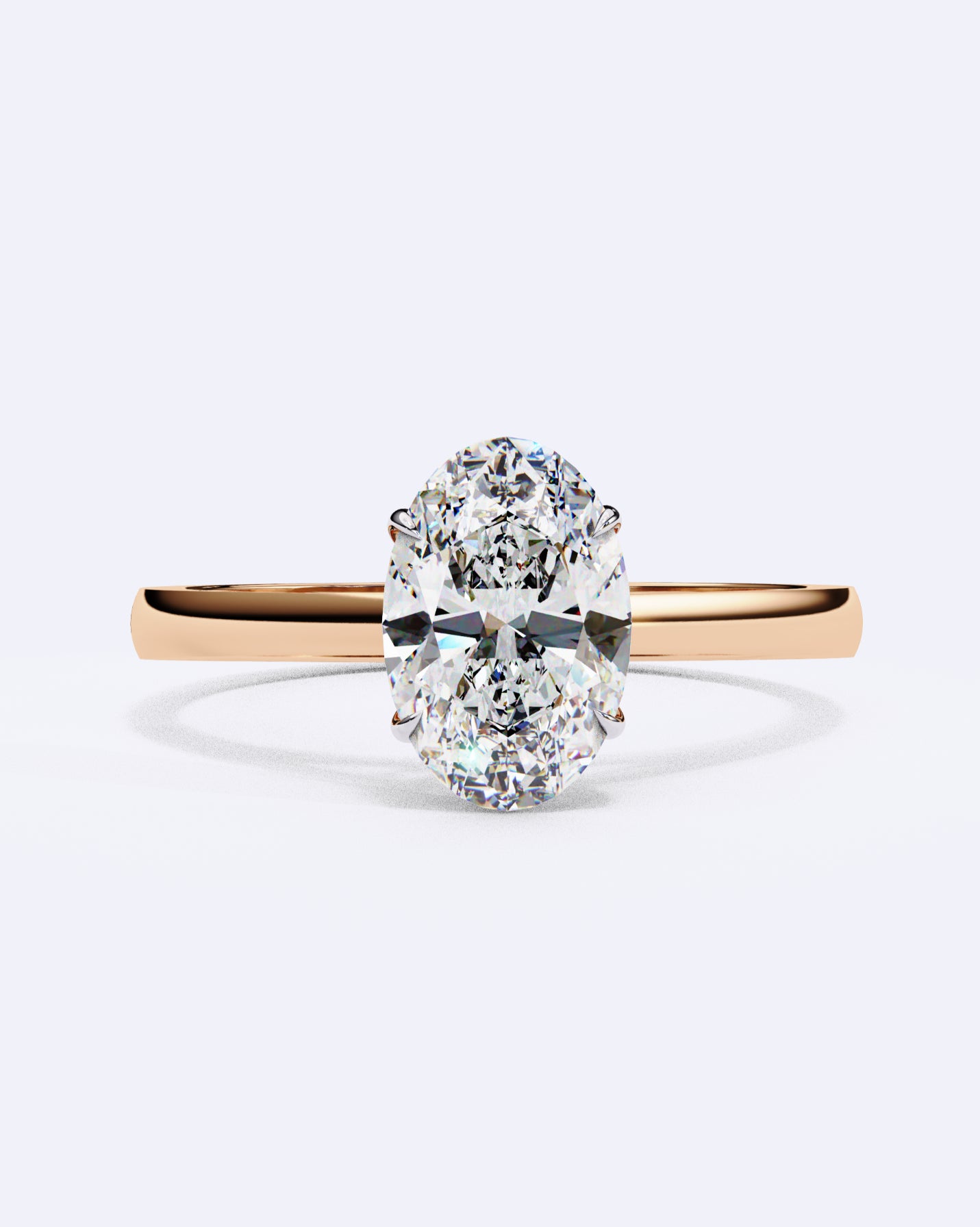 Oval Embrace Diamond Ring