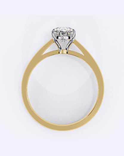 Oval Embrace Diamond Ring