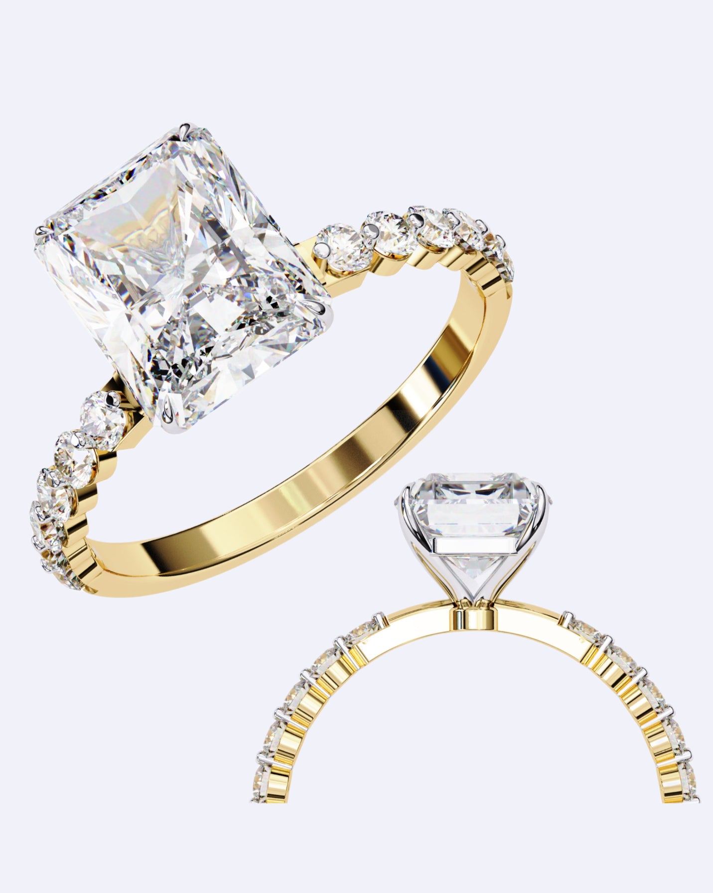 Princess Cut Royal Sparkle Ring