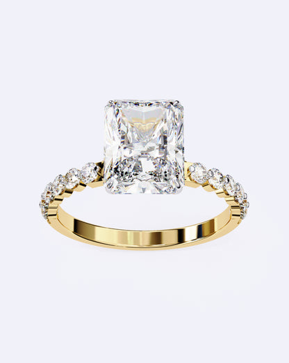 Princess Cut Royal Sparkle Ring