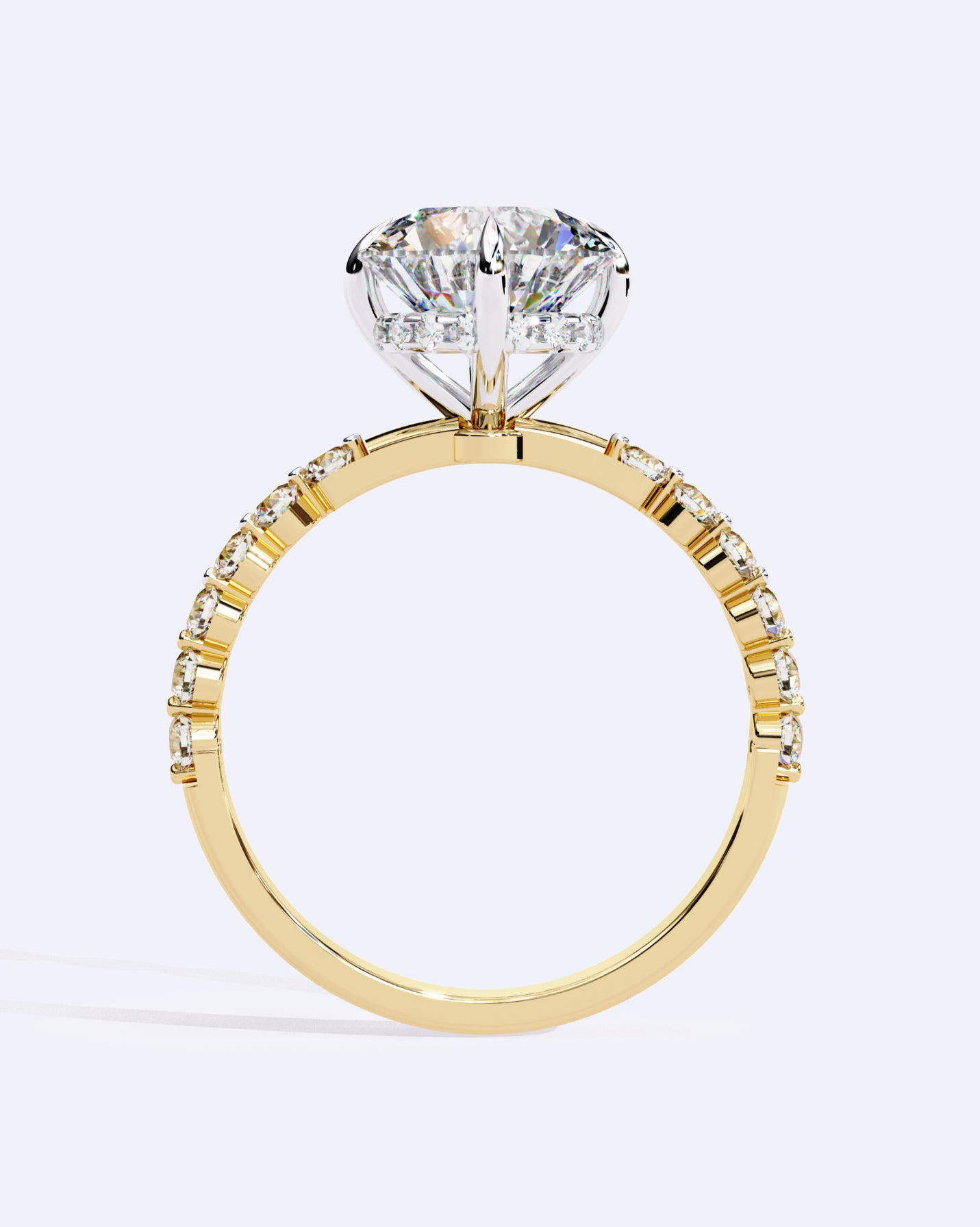 Solitaire Radiance Band