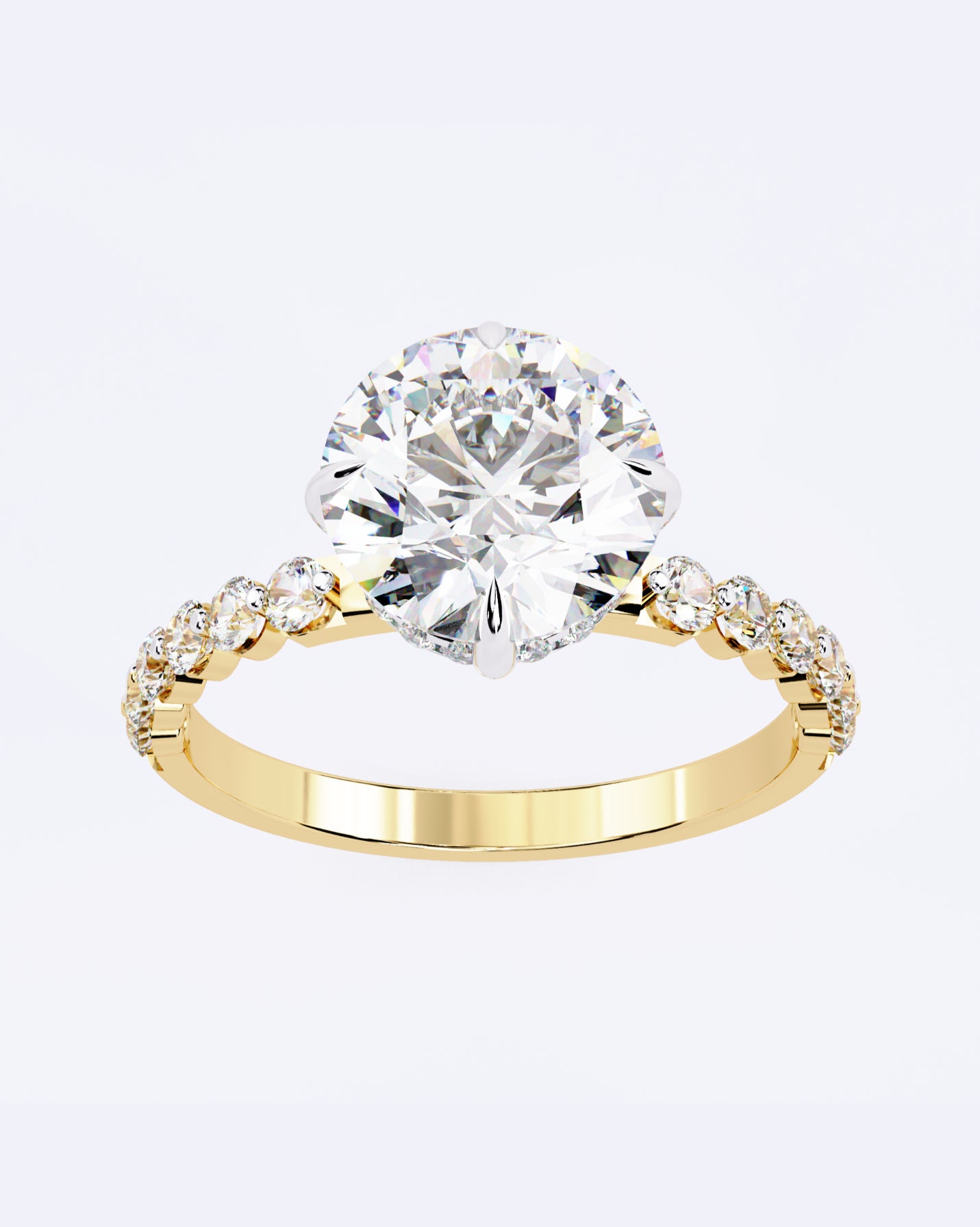 Solitaire Radiance Band