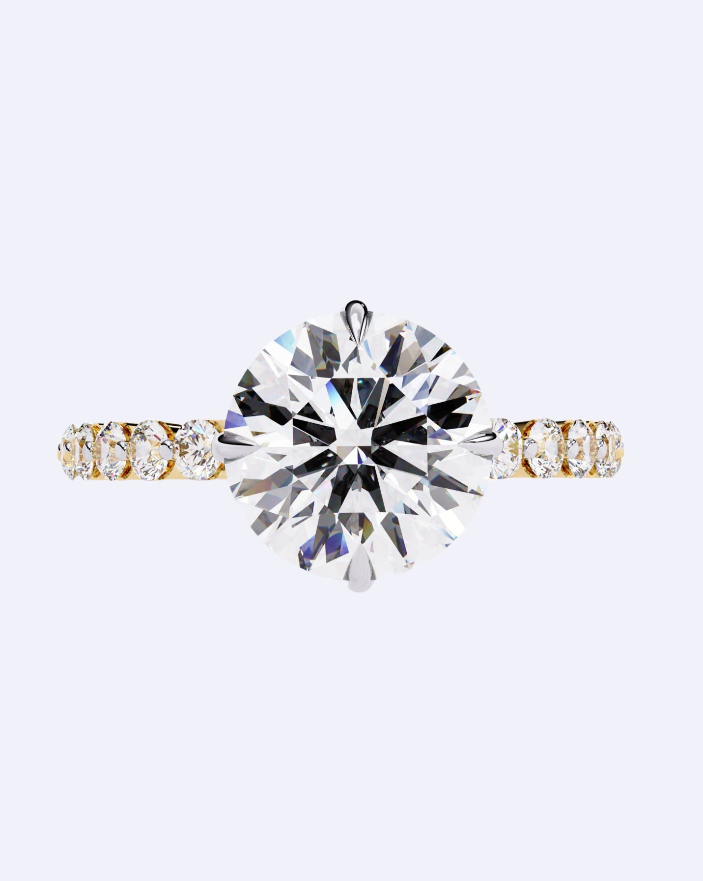 Solitaire Radiance Band