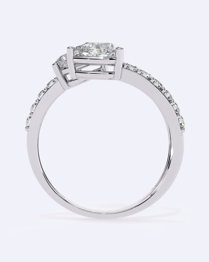 Sculpted Marquise Trio Band