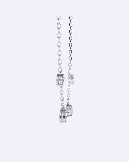 Elegant Oval Solitaire Chain