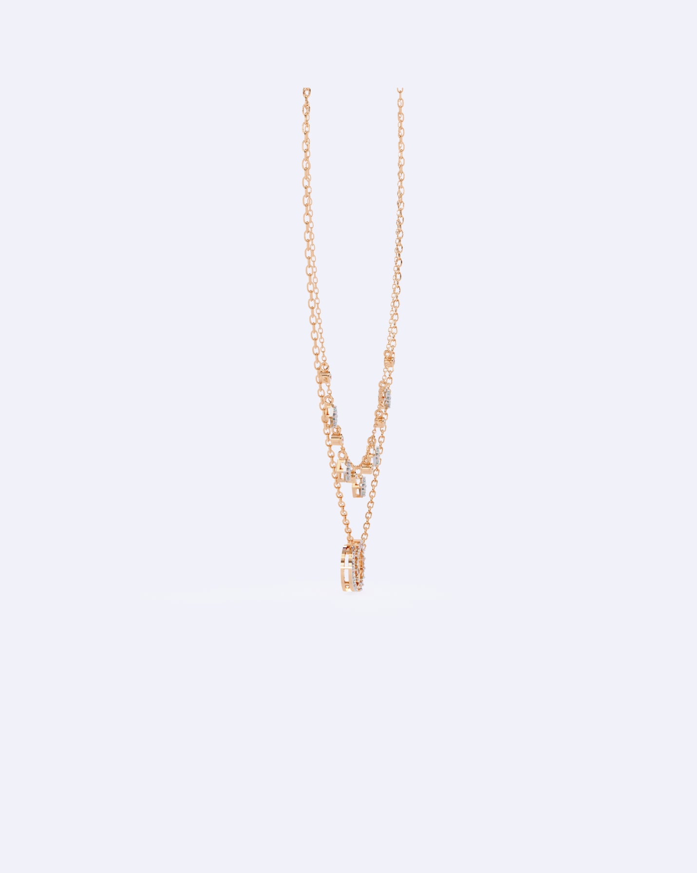 Celestial Harmony Two-Line Necklace
