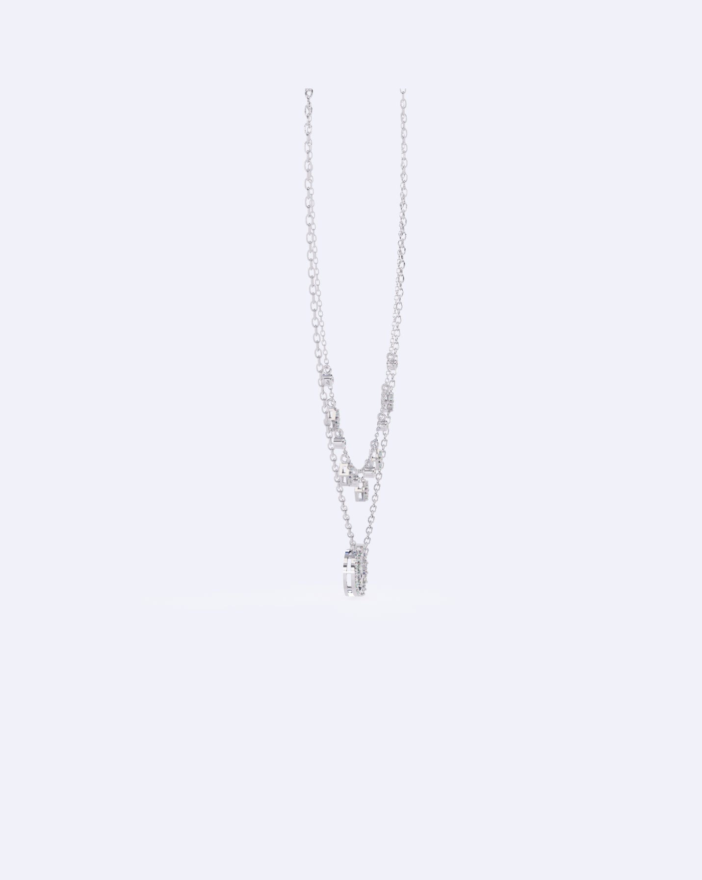 Celestial Harmony Two-Line Necklace