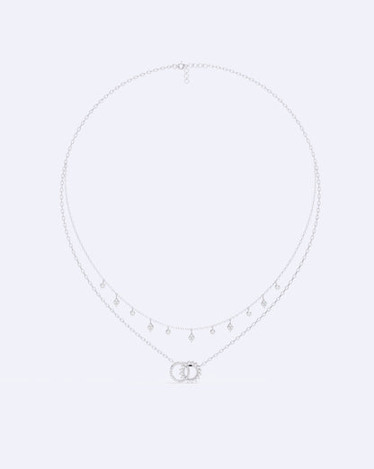 Celestial Harmony Two-Line Necklace