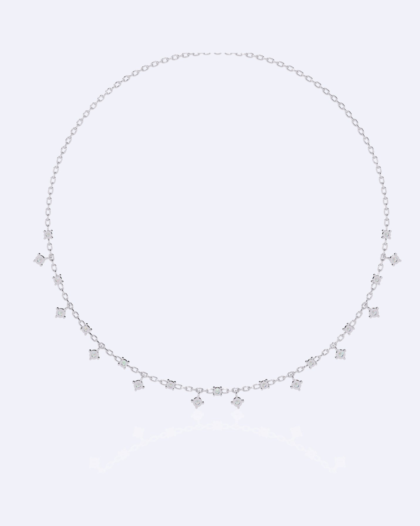 Dainty All-Over Diamond Chain
