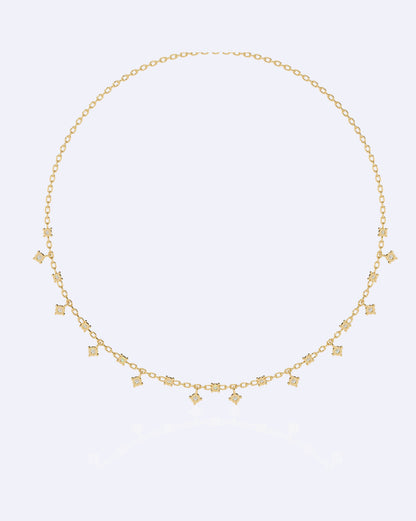 Dainty All-Over Diamond Chain