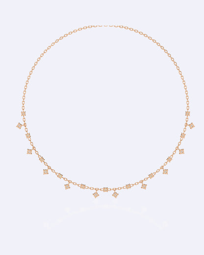 Dainty All-Over Diamond Chain