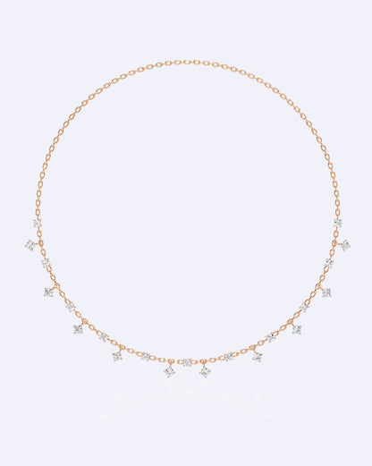 Dainty All-Over Diamond Chain