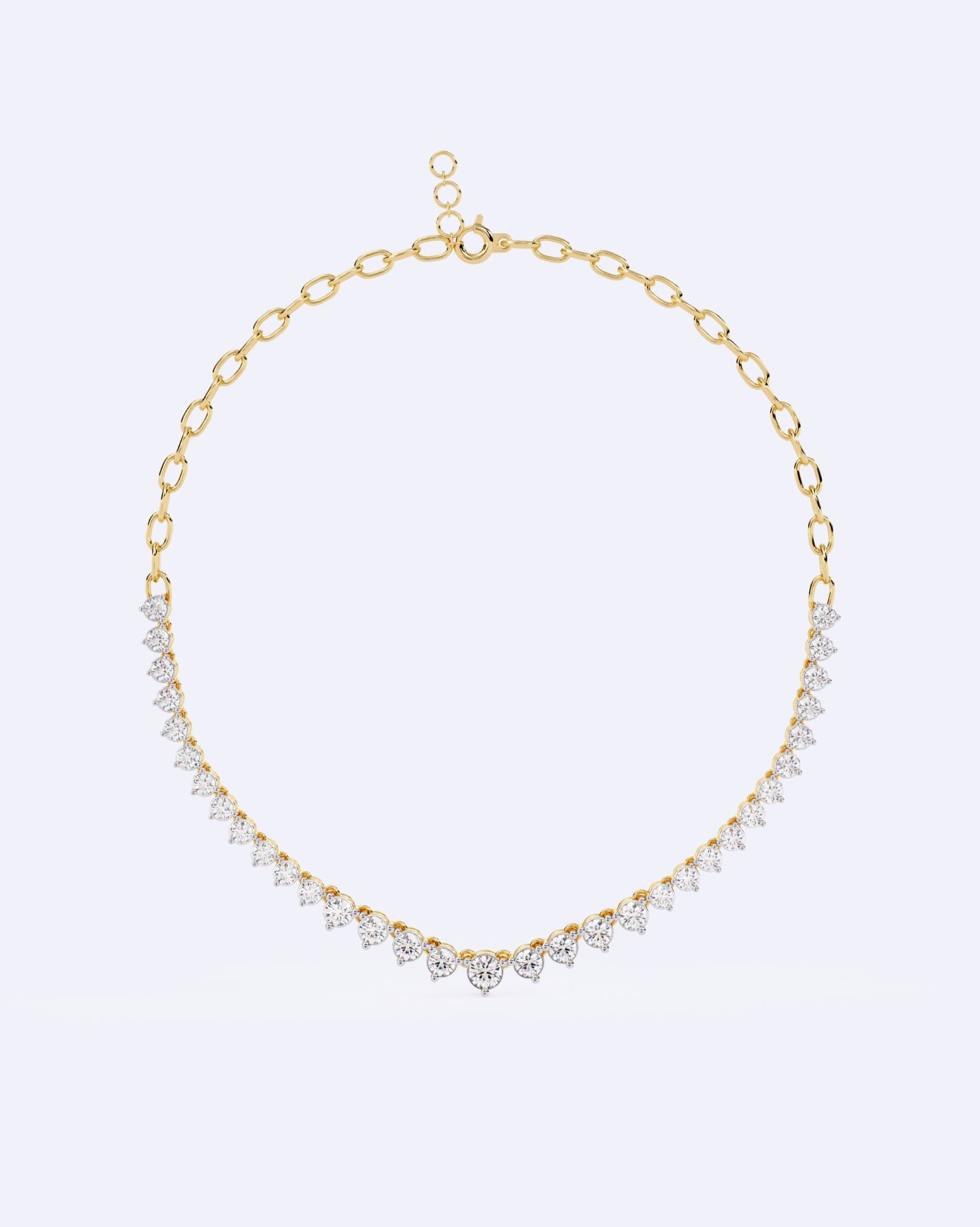 Timeless Tennis-Style Necklace