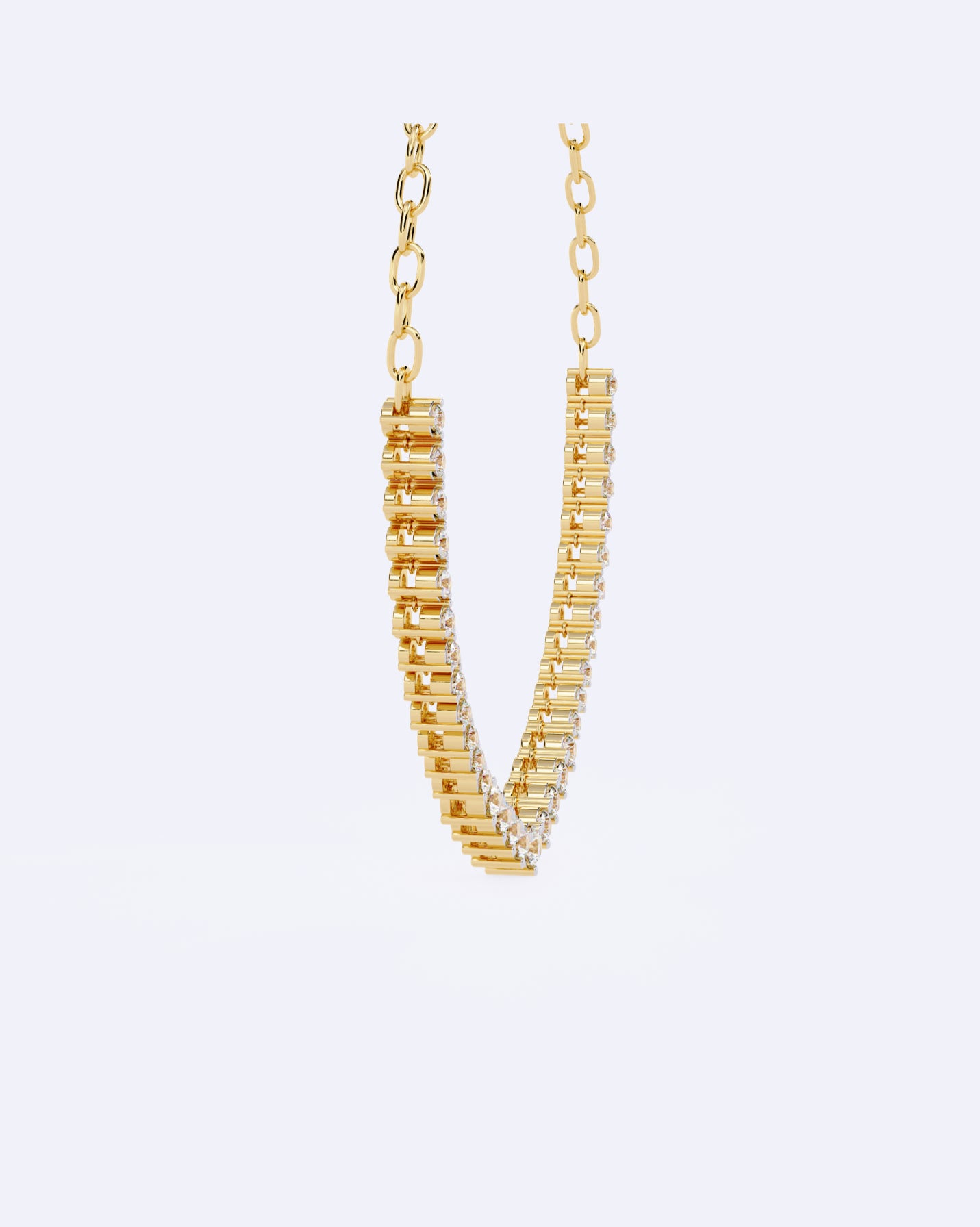 Timeless Tennis-Style Necklace