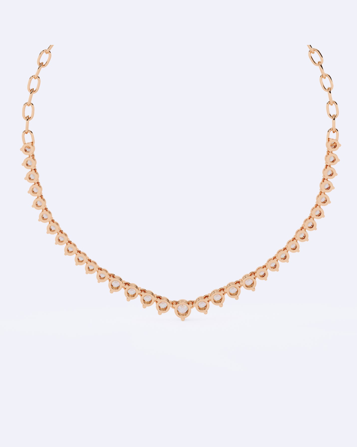 Timeless Tennis-Style Necklace