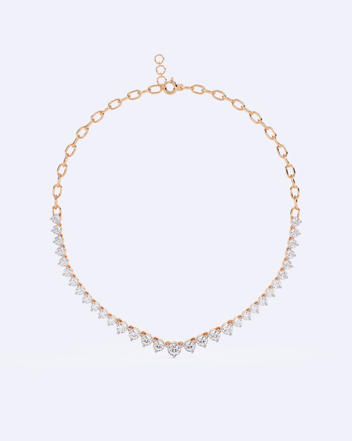 Timeless Tennis-Style Necklace