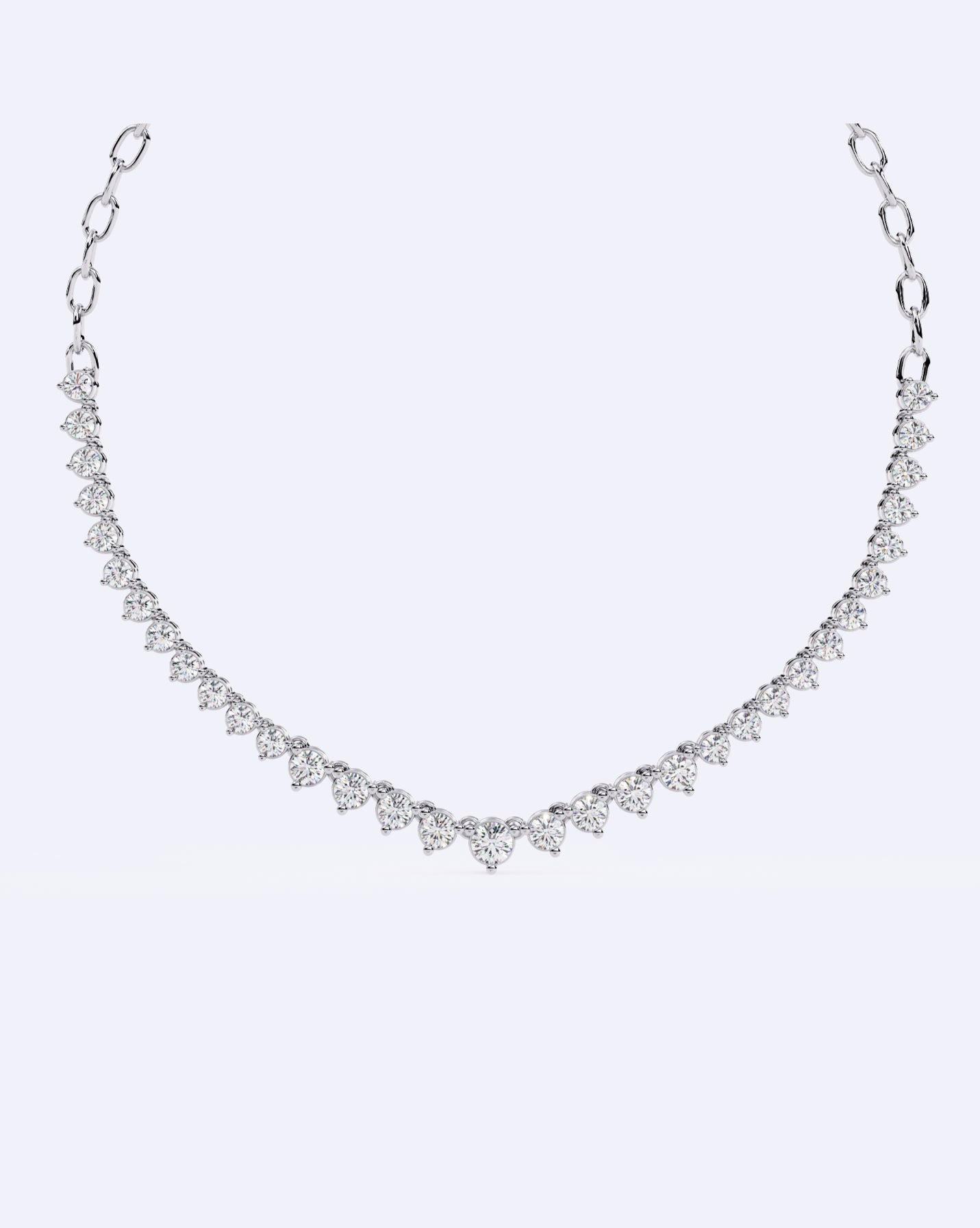 Timeless Tennis-Style Necklace